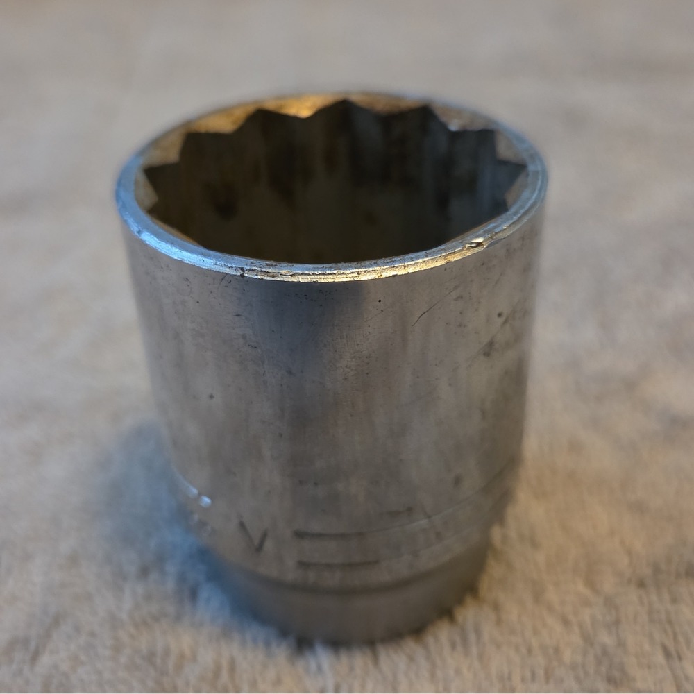 Vintage Craftsman =V= 1-3/8" Shallow Socket 3/4 Drive 12point Made in USA